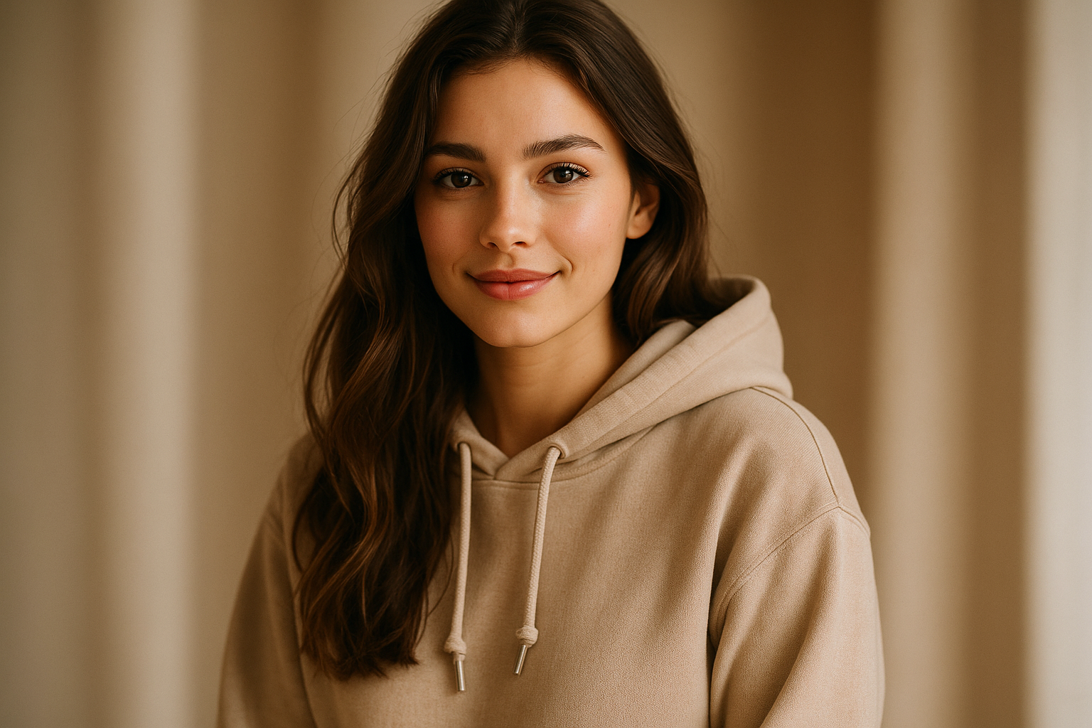 beautiful girl with hoodies